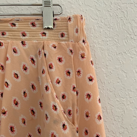 Maison Jules Peach Patterned Mini Skirt - Picture 4 of 6